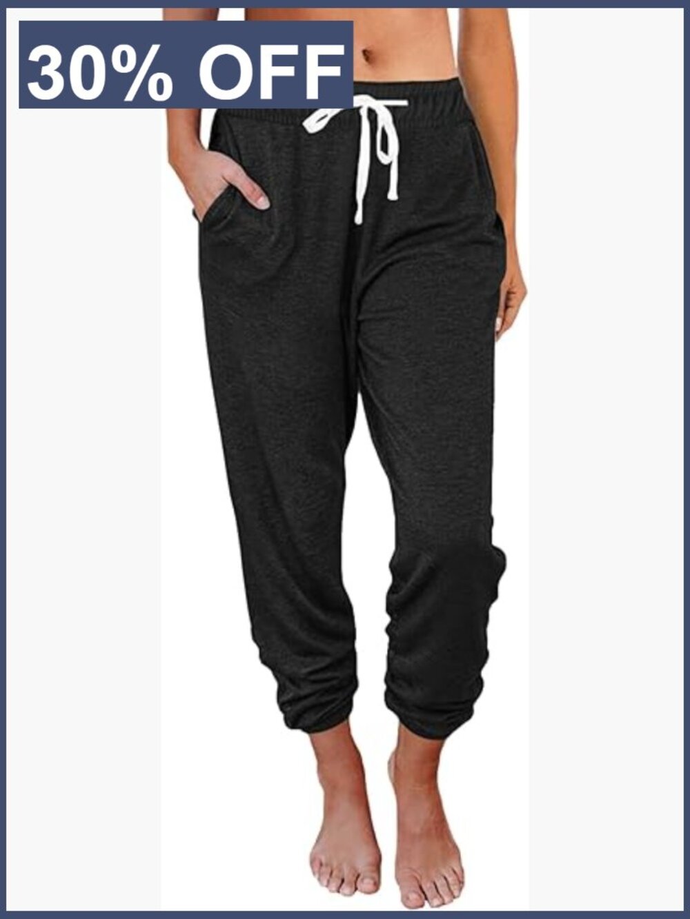 High-Waisted Sweatpants with Pockets Lounge Pajama Pants Yoga Travel